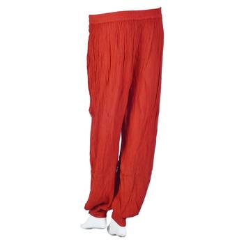 Designer Rayon Crepe Girls Red Color Harem Pants 2