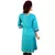 Exclusive Silver Brocade Sea Green Coton Kurti