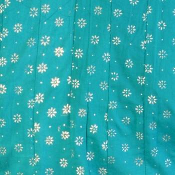Exclusive Silver Brocade Sea Green Coton Kurti 3
