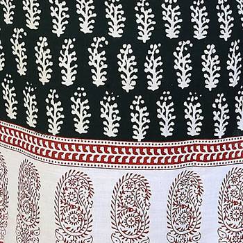 Hand Block Print Black White Ethnic Cotton Kurti 3
