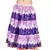 Tie And Dye Pink Purple Designer Cotton Skirt