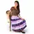 Tie And Dye Pink Purple Designer Cotton Skirt