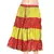 Ethnic Yellow And Orange Cotton Short Skirt