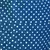 Designer Silver Block Print Blue Cotton Top