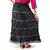 Rajasthani Black Booti Pure Cotton Long Skirt