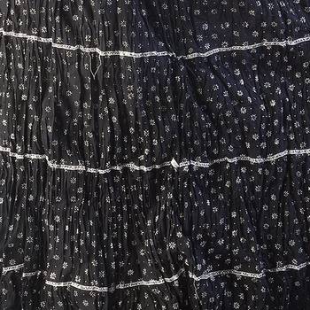 Rajasthani Black Booti Pure Cotton Long Skirt 4