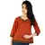 Designer Red Girls Indian Pure Cotton Kurti