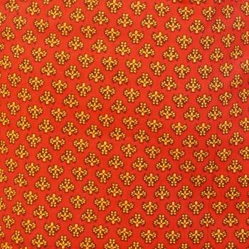Ethnic Girls Hand Block Print Red Cotton Kurti 3
