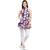 Women's Floral Printed High  Neck Top