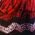 Ethnic Tie N Dye Dark Maroon Long Cotton Skirt