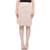 Women's Designer Fitted Overlap Cotton Skirt With Belt Loop