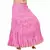 Zari Border Pink Cotton Fashionable Long Skirt