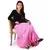 Zari Border Pink Cotton Fashionable Long Skirt