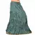 Ethnic Zari Border Aqua Blue Pure Cotton Skirt