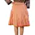 Fashionable N Ethnic Orange Cotton Short Skirt