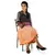 Fashionable N Ethnic Orange Cotton Short Skirt