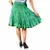 Ethnic Rajasthani Green Cotton Short Skirt