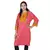 Jaipuri Handblock Flower Print Pink Cotton Top