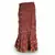 Ethnic Hand Block Print Red Cotton Long Skirt