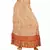 Ethnic Rajasthani White Orange Cotton Skirt