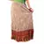 Ethnic Rajasthani White Orange Cotton Skirt