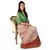 Ethnic Rajasthani White Orange Cotton Skirt