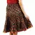 Ethnic Black And Red Pretty Cotton Short Skirt