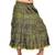 Fashionable Ethnic Mehandi Green Cotton Skirt