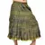 Fashionable Ethnic Mehandi Green Cotton Skirt