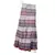 Rajasthani White And Pink Printed Cotton Skirt