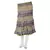 Zari Border Crushed Mehandi Green Cotton Skirt