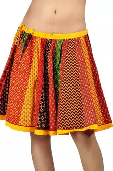 Rajasthani Multicolor Colour Exclusive Cotton Skirt