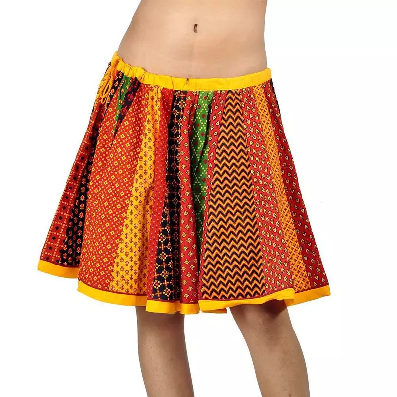 Rajasthani Multicolor Colour Exclusive Cotton Skirt