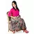 Fine Zari Border Multicolor Color Cotton Long Skirt