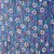 Fish Cut Floral Print Blue Pure Cotton Skirt