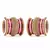Rani Chakri Shining Bangle Set For Two Hands