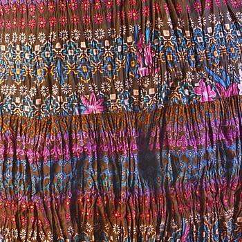 Rajasthani Multicolor Color Pure Cotton Short Skirt 3