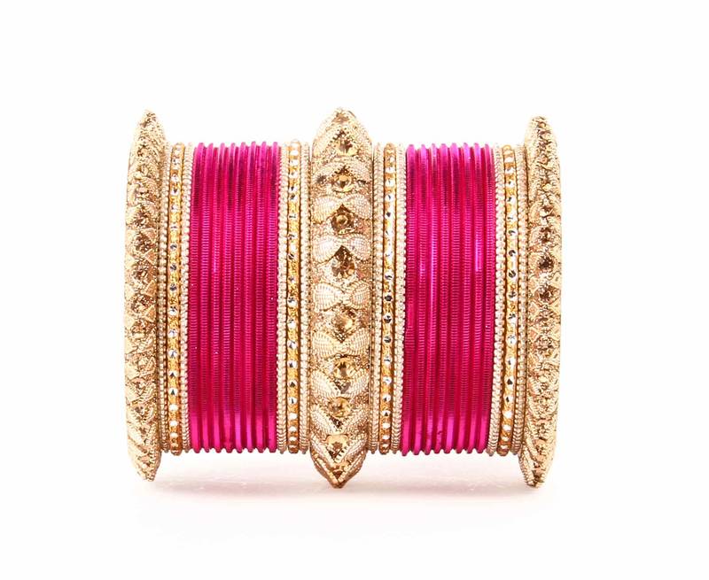 Royal Lac Bangle Set By For Two Hands Pink Leshya 2351164