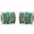 Bridal Silk Thread Bangle Set With Jhumki And Velvet Bangles For Two Hands Rama Green