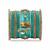 Bridal Silk Thread Bangle Set With Jhumki And Velvet Bangles For Two Hands Rama Green