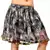 Bollywood Style Blackwhite Short Chiffon Skirt