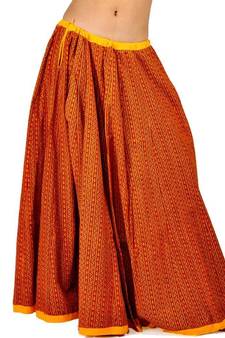 Rajasthani Red Cotton Block Printed Lehanga