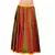 Rajasthani Red Green Fine Cotton Lehanga Skirt