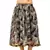 Bollywood Style Black And Cream Chiffon Skirt