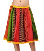 Jaipuri Multicolor Color Pure Cotton Lehanga Skirt