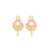 Atasi International Kishty Diamond Gold Plated Necklace Set