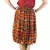 Stylish Multicolor Color Ethnic Chiffon Short Skirt
