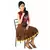 Rajasthani Brown And Yellow Cotton Short Skirt