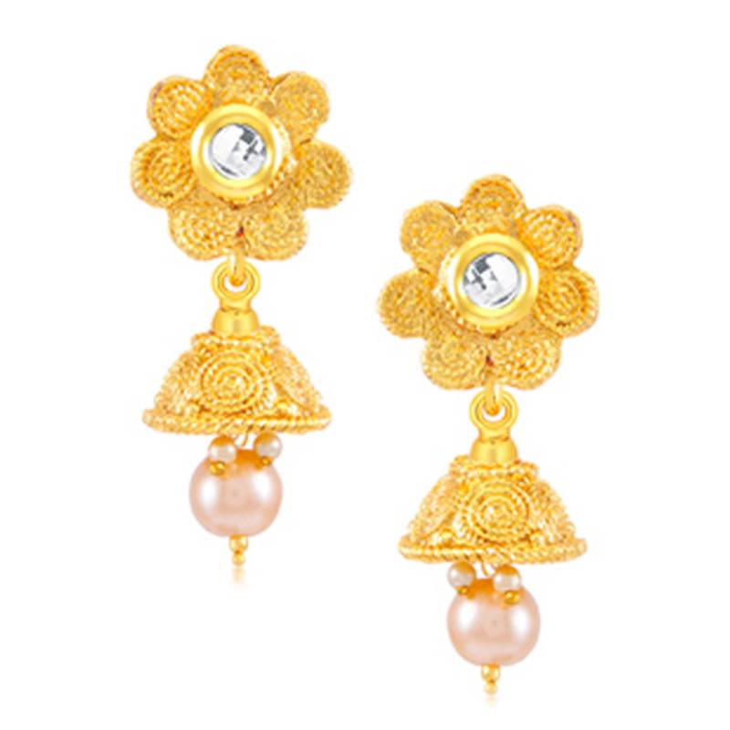 Sukkhi Alluring 4 String Jalegi Gold Plated Necklace Set for women