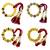 Handcrafted Multicolor Thread Gold Plated Pearl CZ Free Size Stretchable Bracelet Bangle Combo For Kids Girls Women
